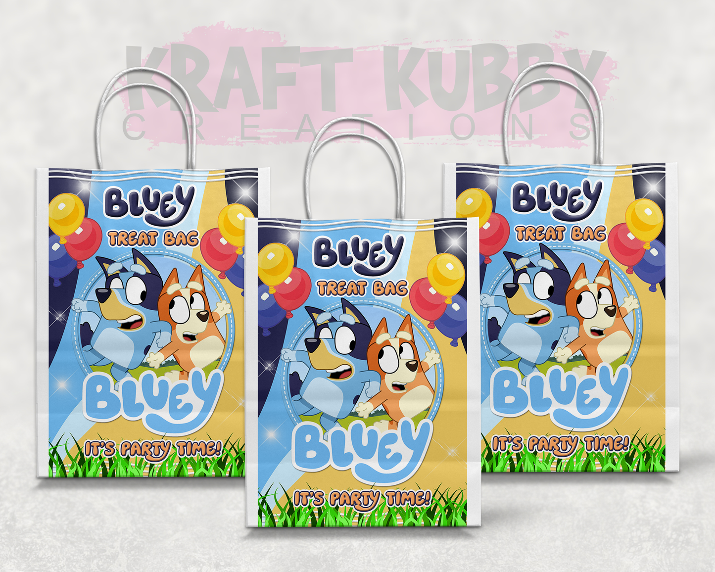 Party Treats Packages - 1 Dozen Treats Each - Bluey