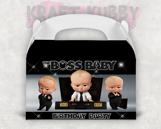Party Treats Packages - 1 Dozen Treats Each - Boss Baby