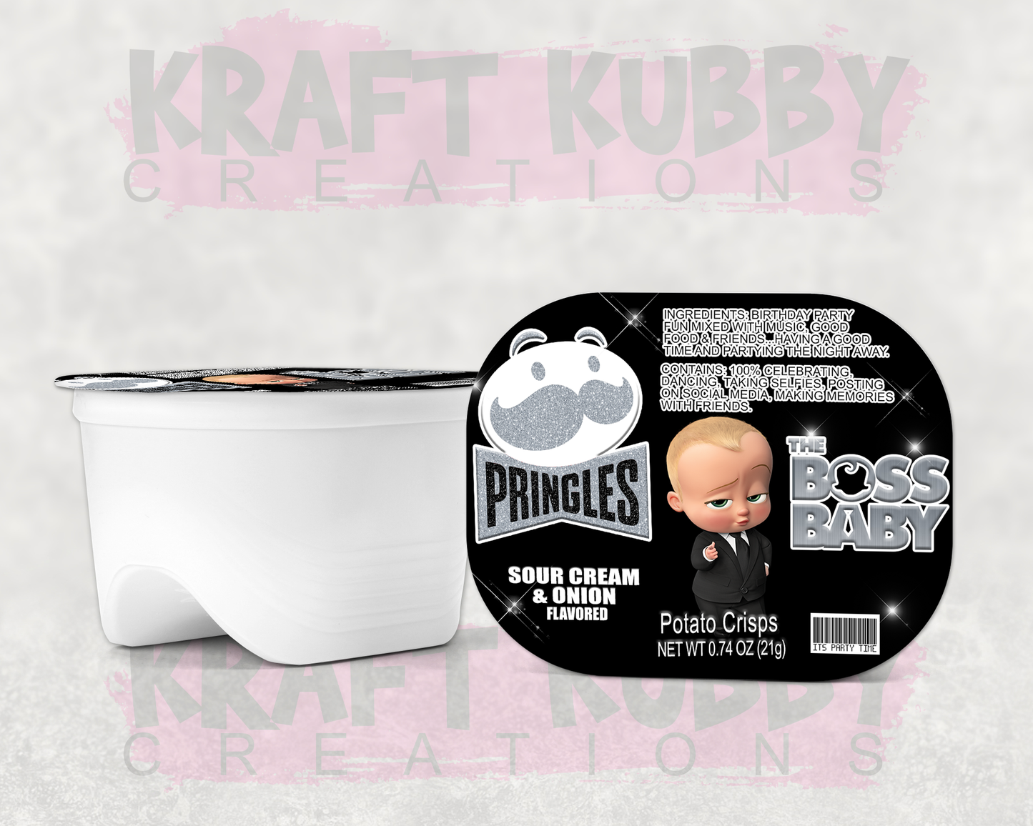 Party Treats Packages - 1 Dozen Treats Each - Boss Baby