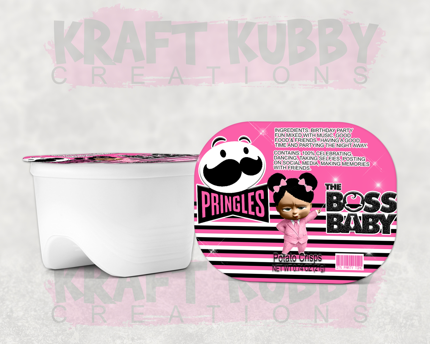 Party Treats Packages - 1 Dozen Treats Each - Boss Baby Girl