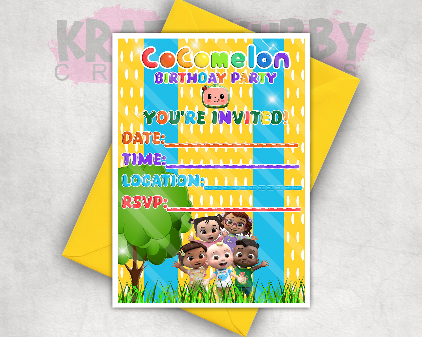 Party Treats Packages - 1 Dozen Treats Each - Cocomelon