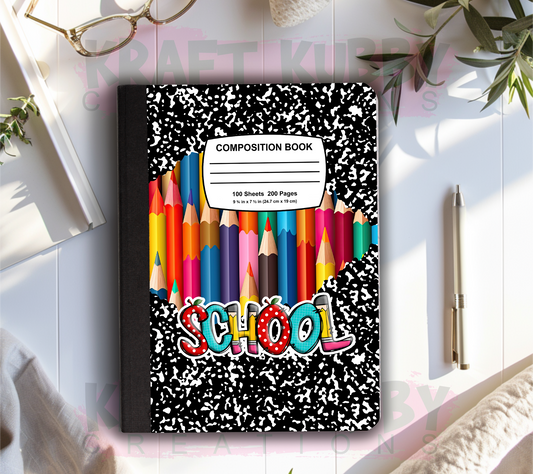 Composition Notebook Covers Templates Bundle #1