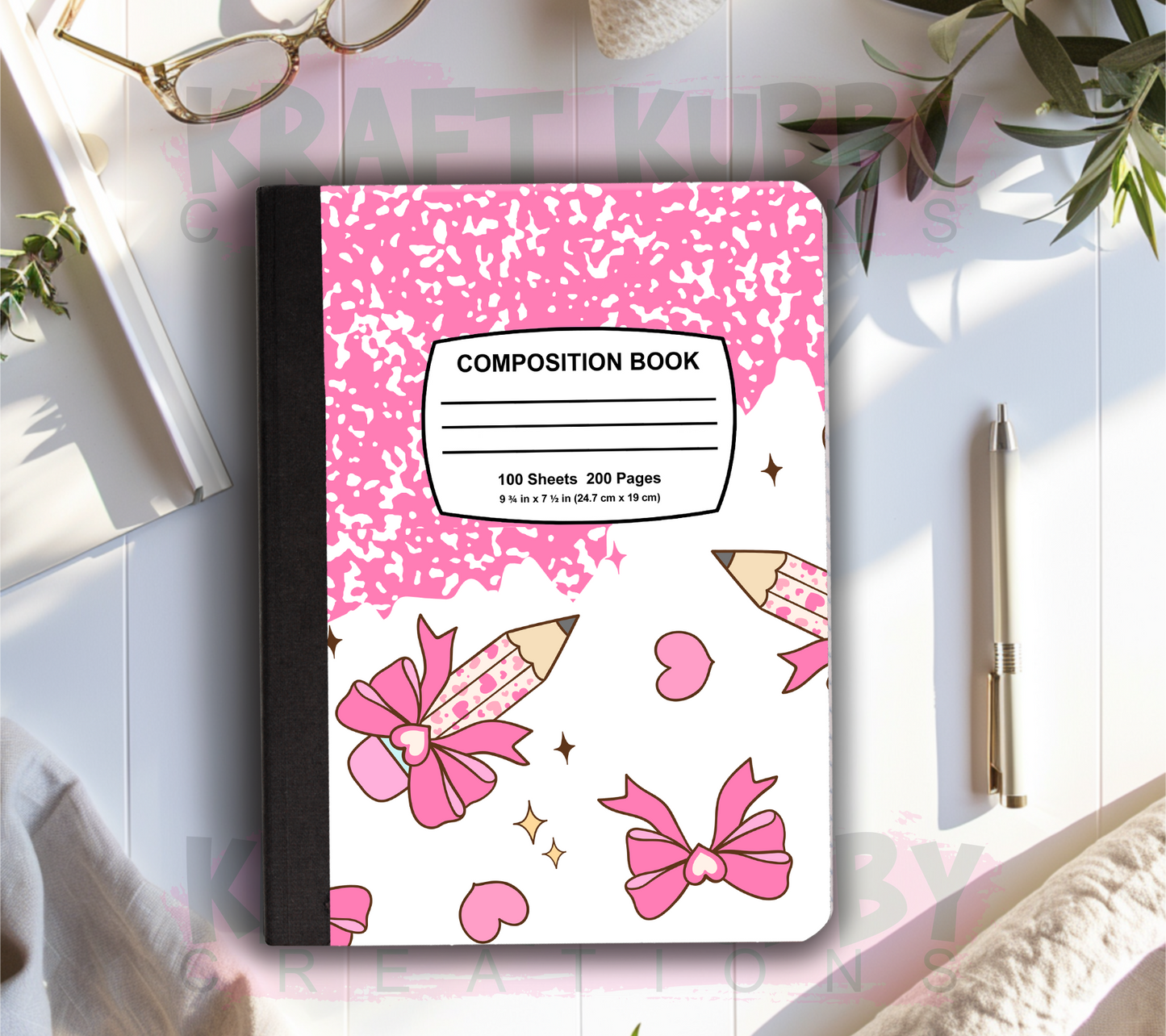 Composition Notebook Covers Templates Bundle #1