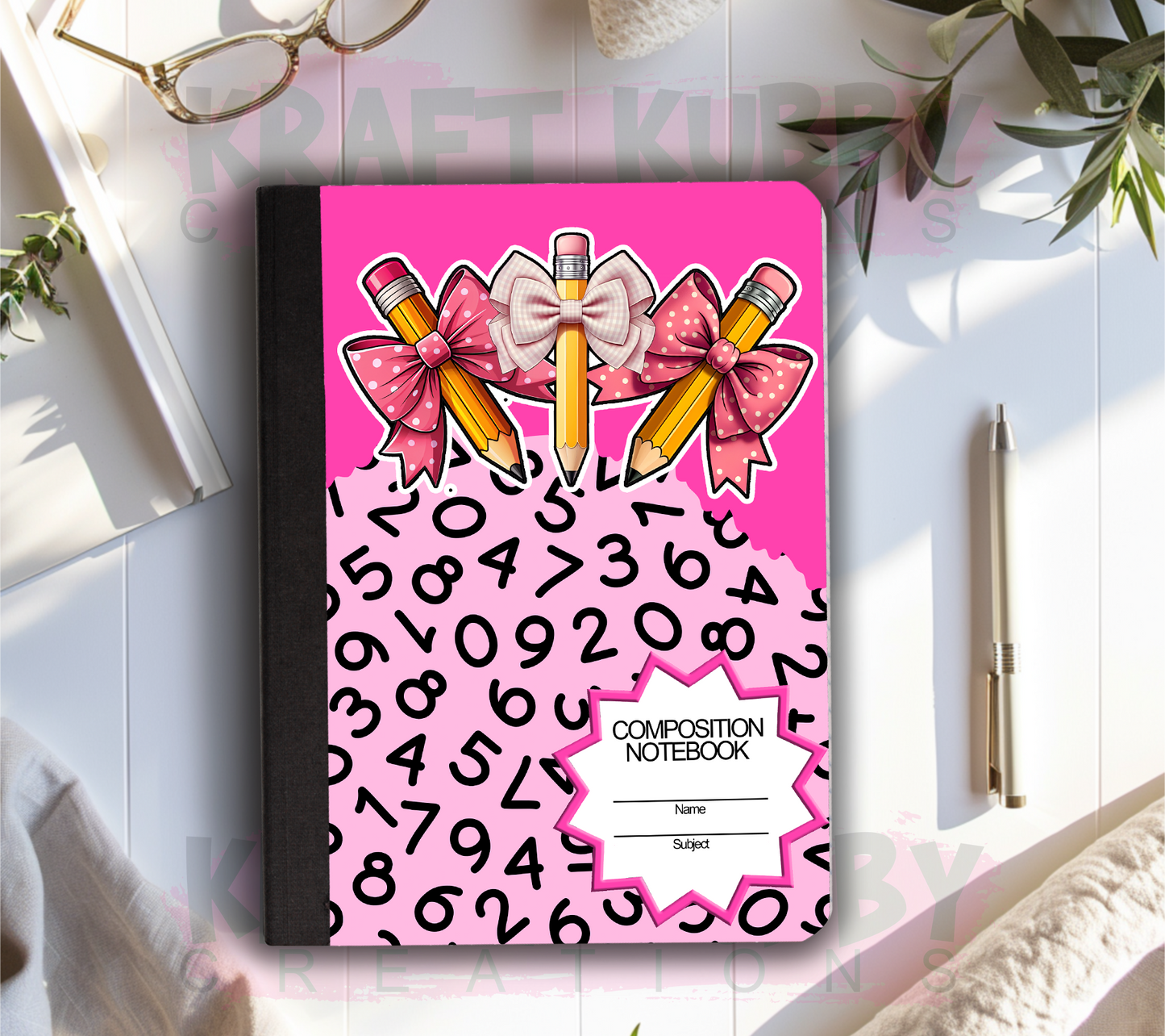 Composition Notebook Covers Templates Bundle #1