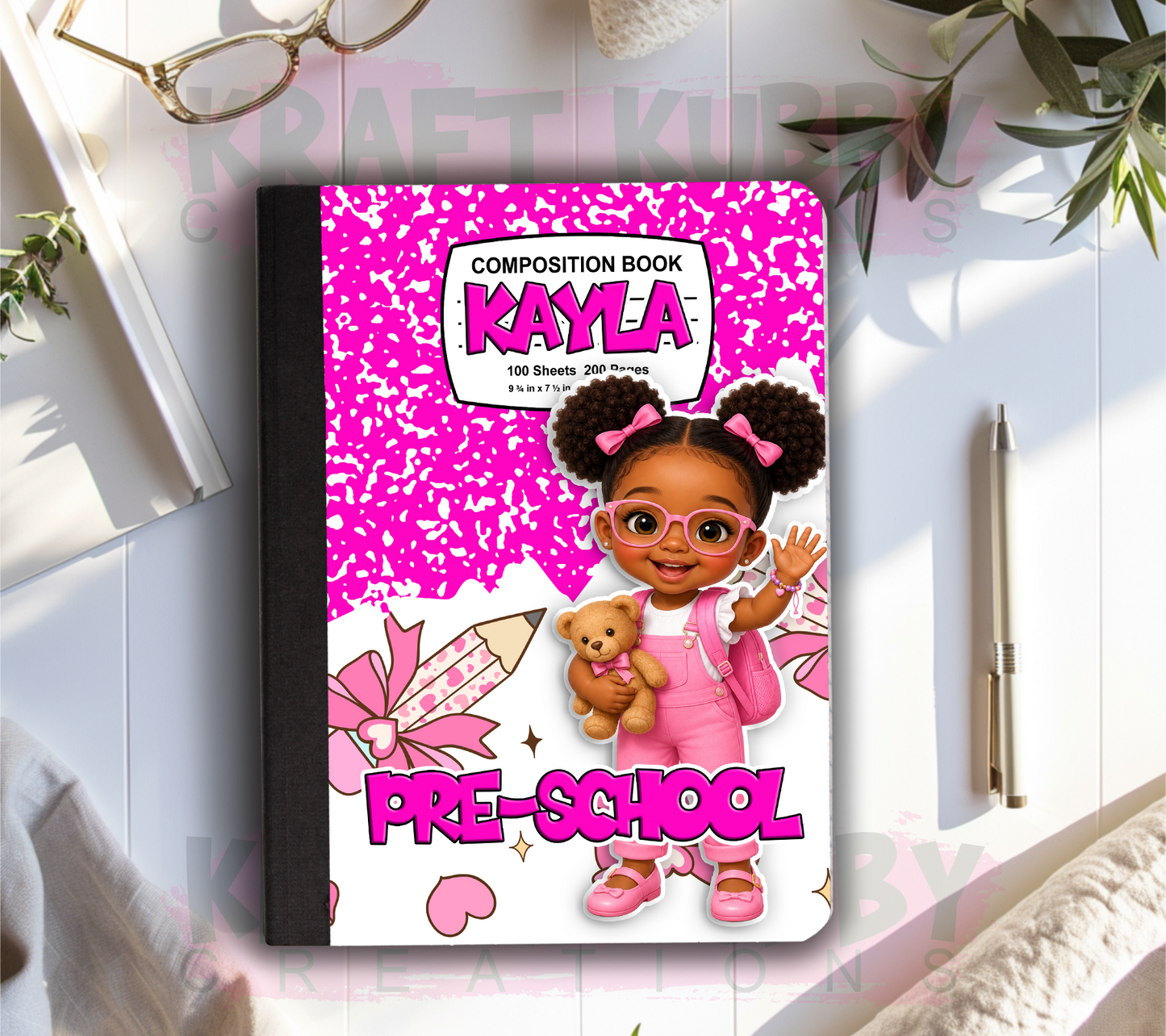Composition Notebook Covers Templates Bundle #1