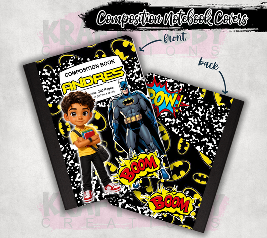 Custom Composition Books - Book and Custom Labels Included