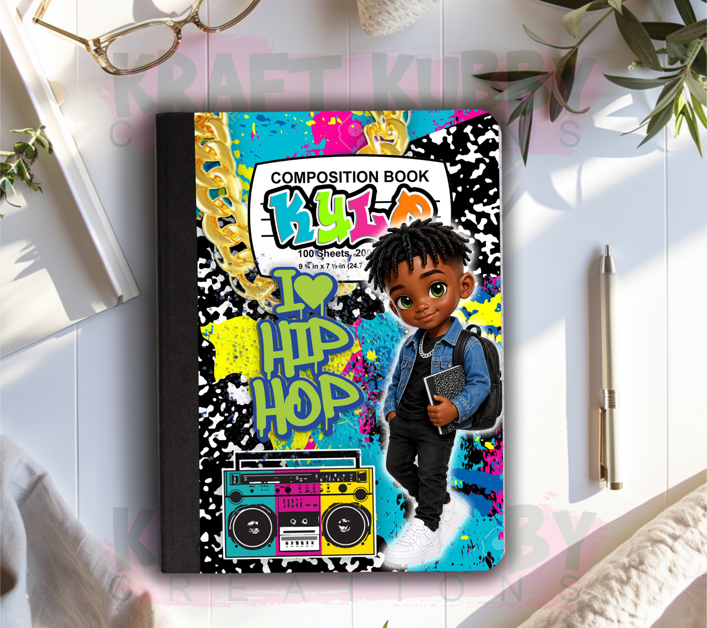 Composition Notebook Covers Templates Bundle #2