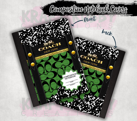 Custom Composition Books - Book and Custom Labels Included