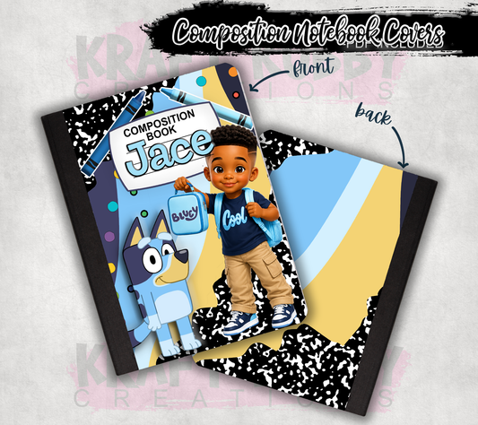 Custom Composition Books - Book and Custom Labels Included