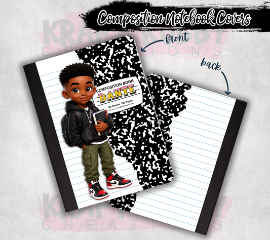 Custom Composition Books - Book and Custom Labels Included