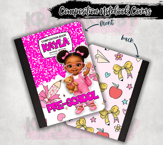 Custom Composition Books - Book and Custom Labels Included