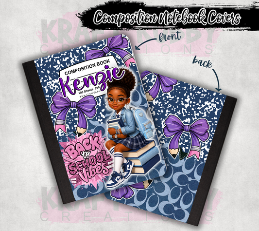 Custom Composition Books - Book and Custom Labels Included