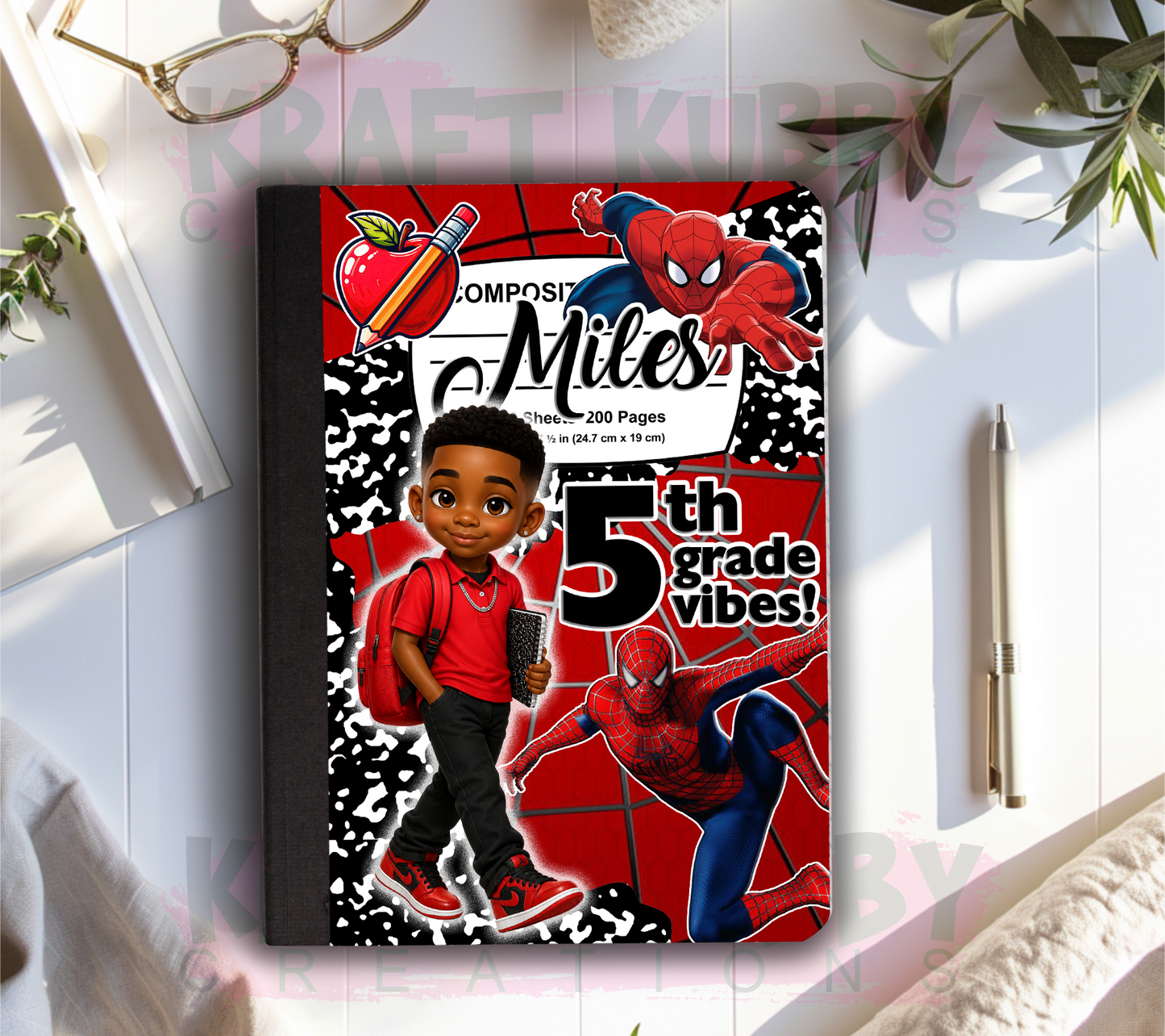 Composition Notebook Covers Templates Bundle #2