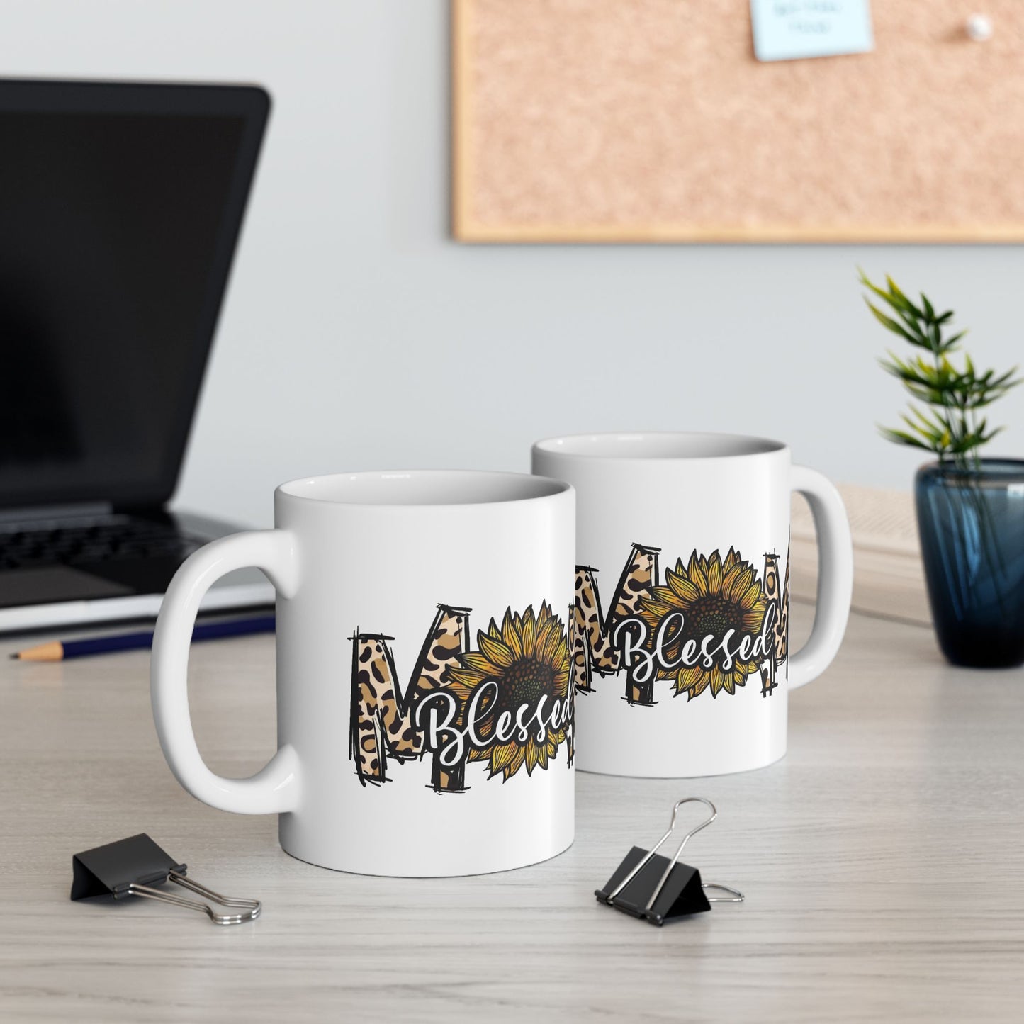 Mug - 11 oz or 15 oz | Sublimation | Mom Blessed