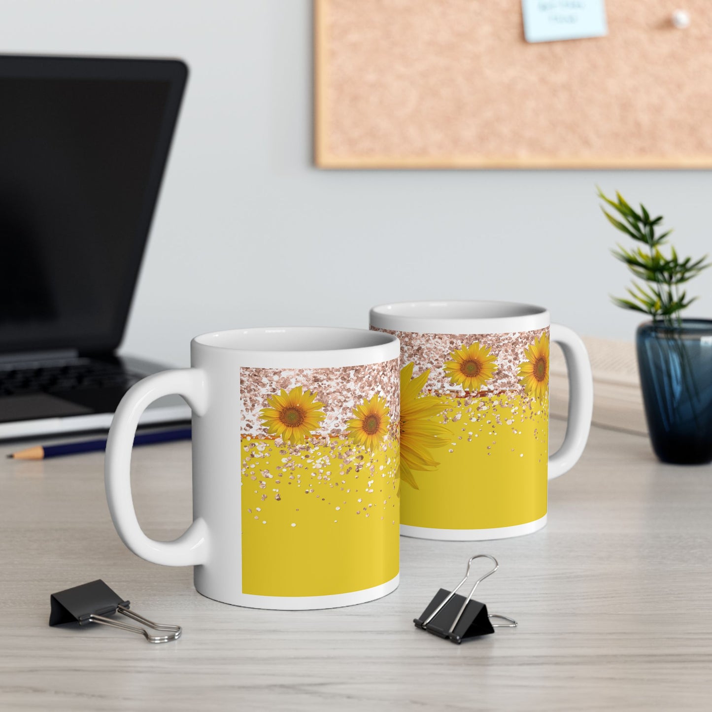 Mug - 11 oz or 15 oz | Sublimation | Sunflower