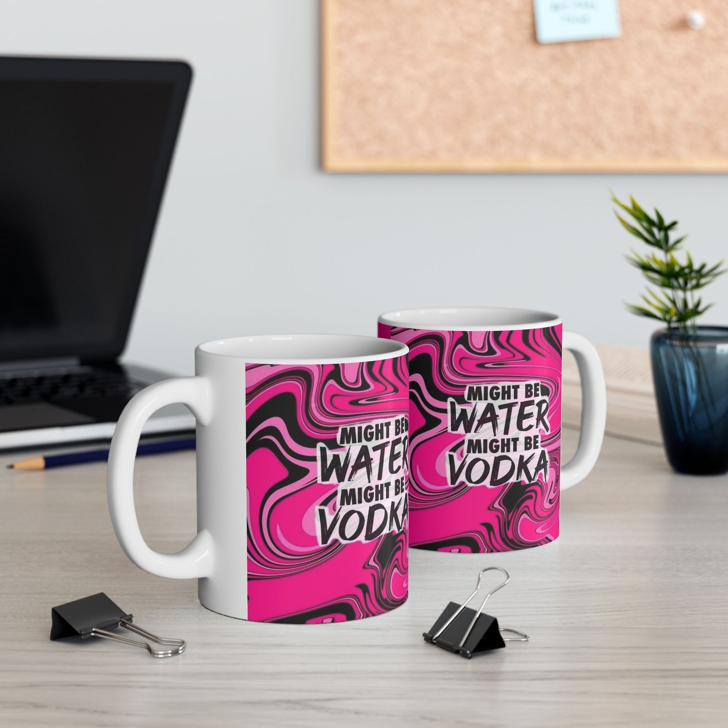 Mug - 11 oz or 15 oz | Sublimation | Might Be Water, Might Be Vodka