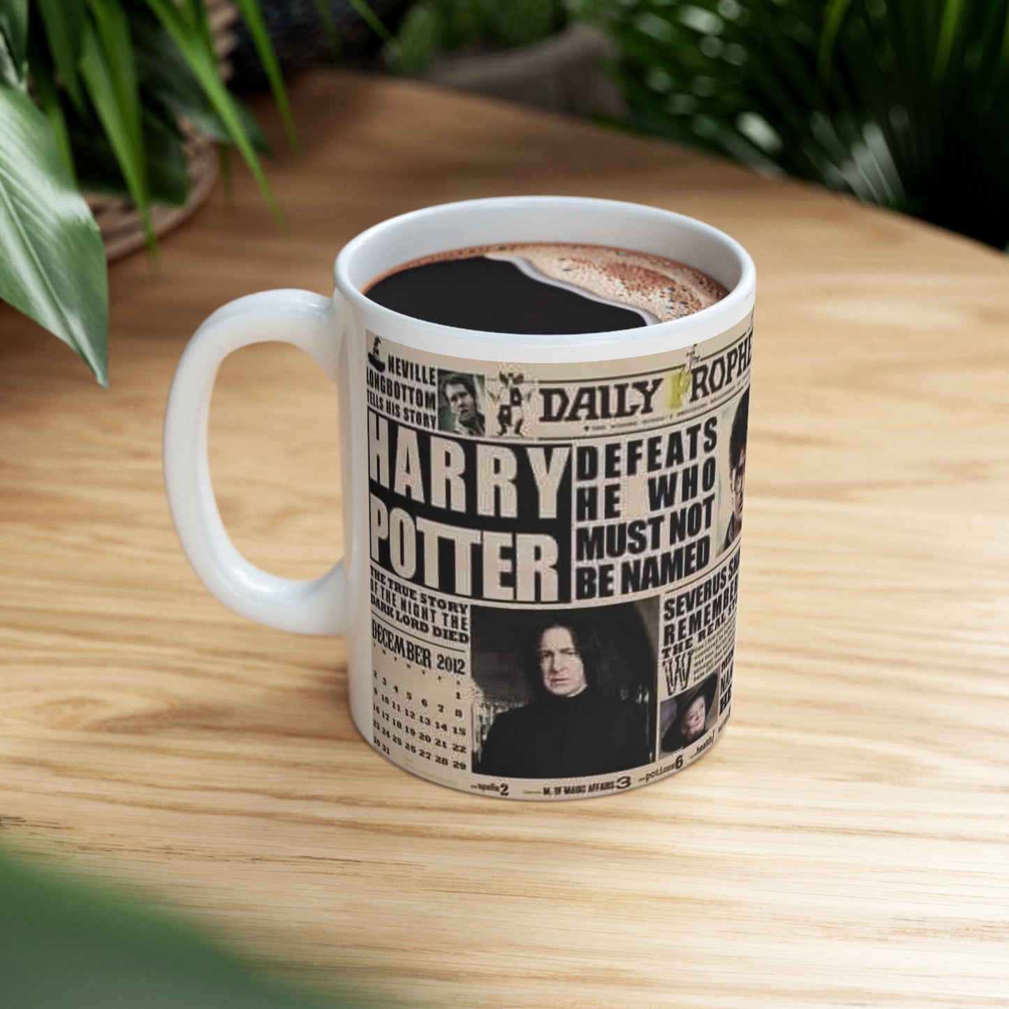 Mug - 11 oz or 15 oz | Sublimation | Harry Potter Newspaper