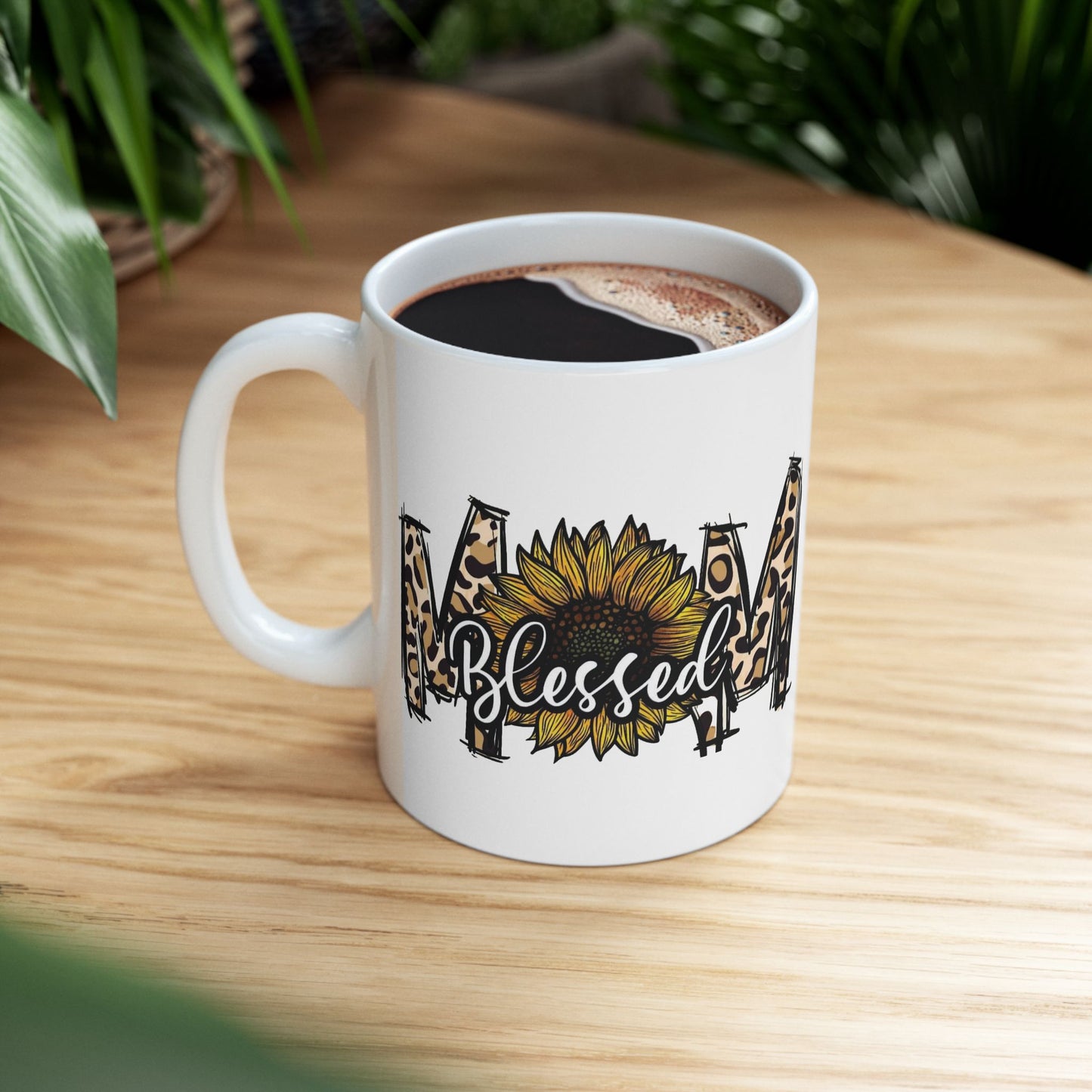 Mug - 11 oz or 15 oz | Sublimation | Mom Blessed