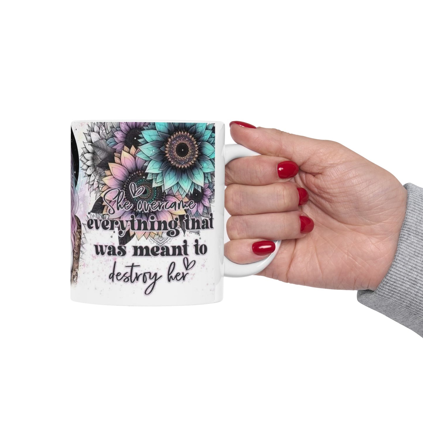 Mug - 11 oz or 15 oz | Sublimation | She Overcame...