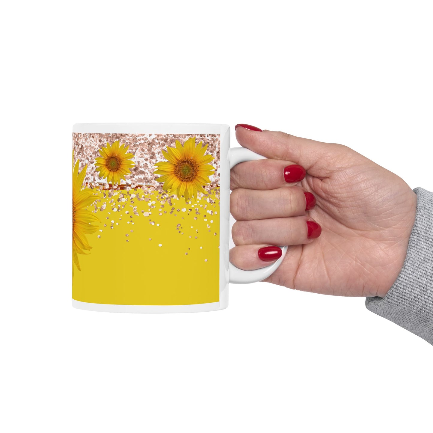 Mug - 11 oz or 15 oz | Sublimation | Sunflower