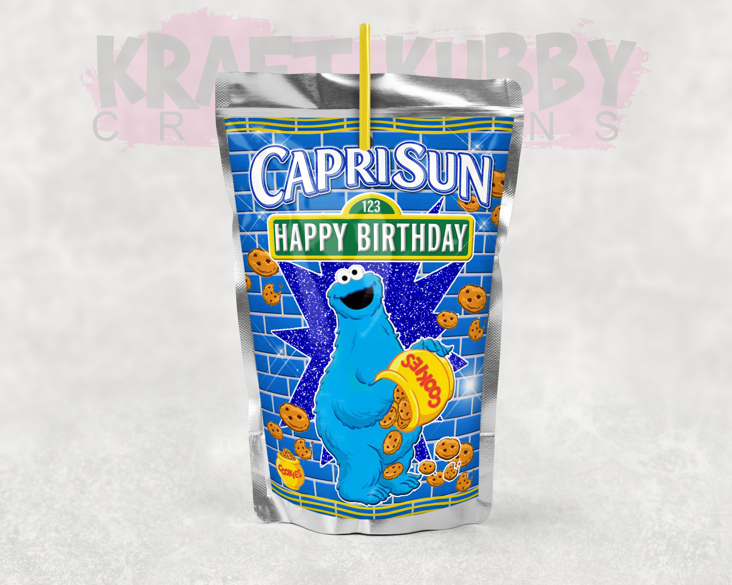 Party Treats Packages - 1 Dozen Treats Each - Cookie Monster