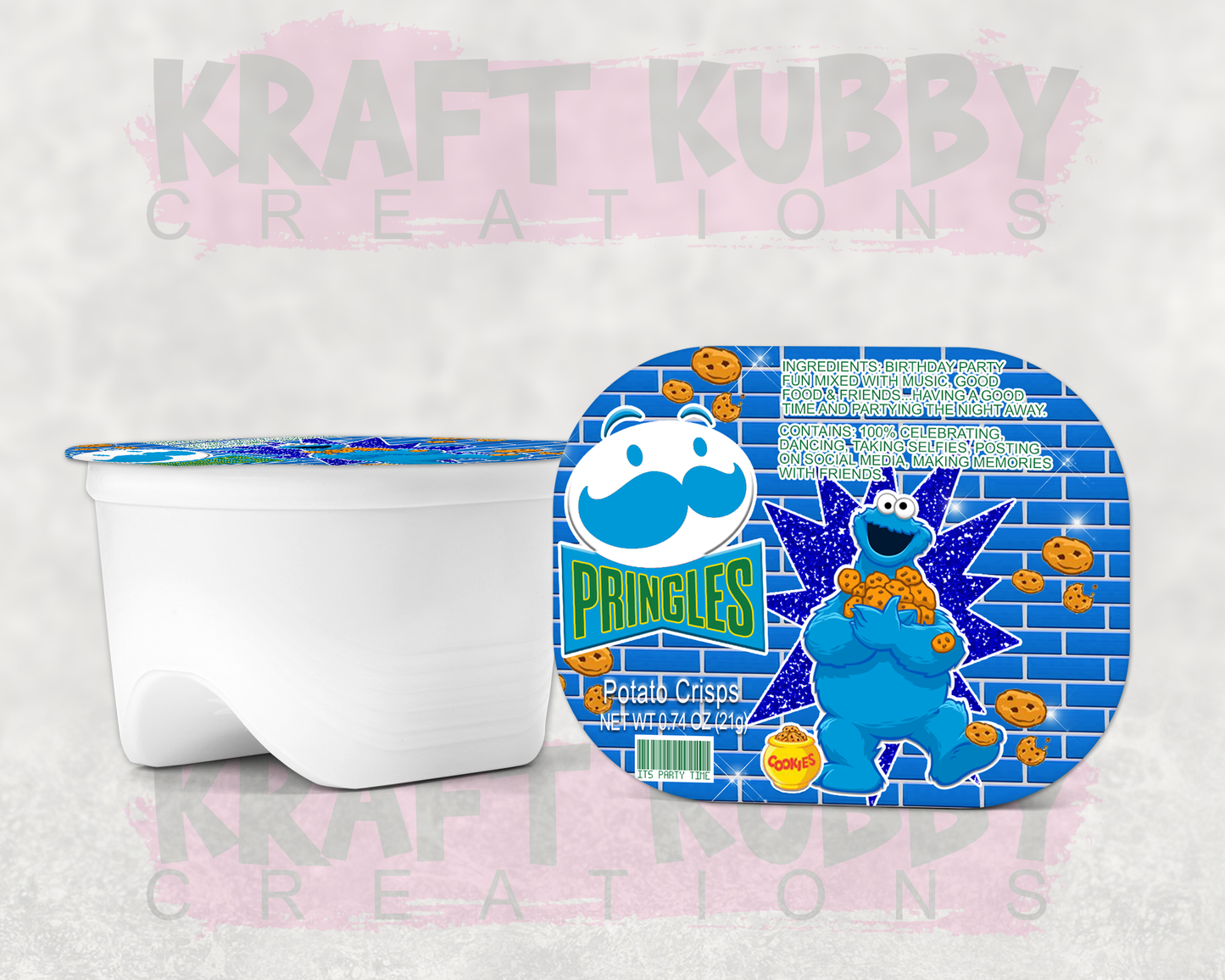 Party Treats Packages - 1 Dozen Treats Each - Cookie Monster