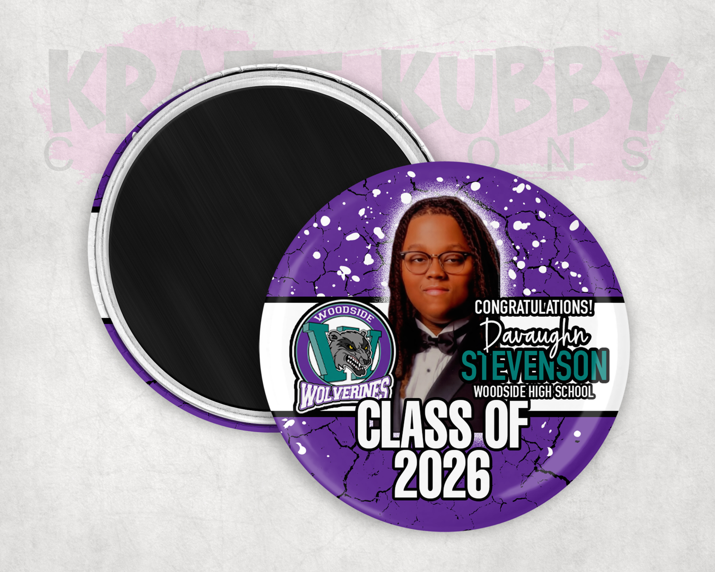 Magnets - Custom Graduation Magnets - 2.25 Inch