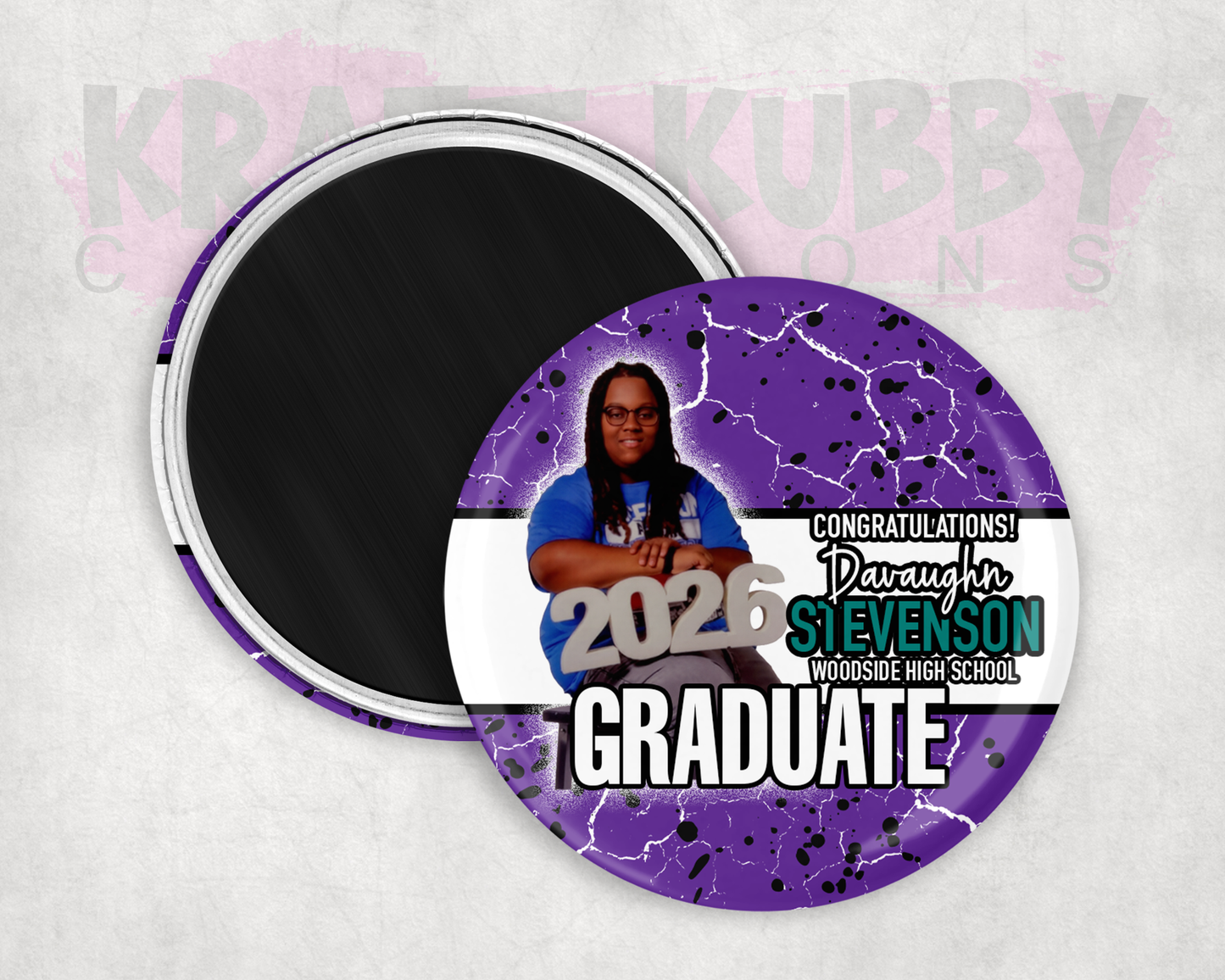 Magnets - Custom Graduation Magnets - 2.25 Inch