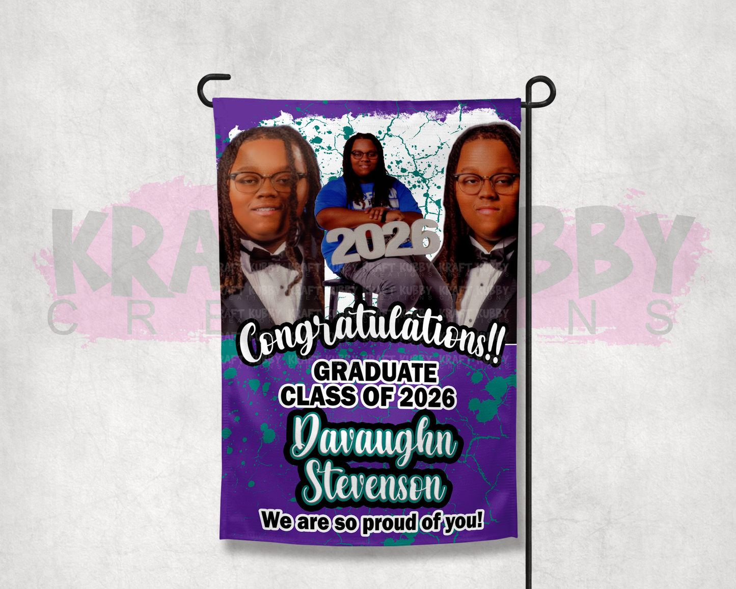 Garden Flag - Graduation Garden Flag - Yard Flag - Graduation Gift