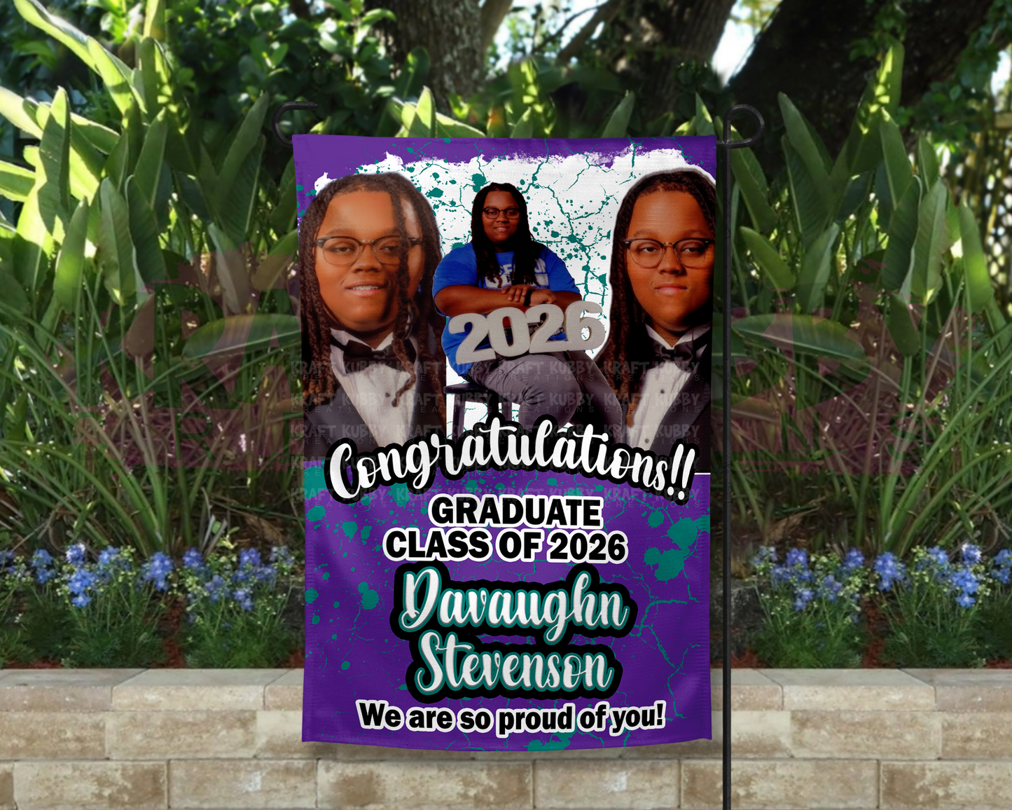 Garden Flag - Graduation Garden Flag - Yard Flag - Graduation Gift
