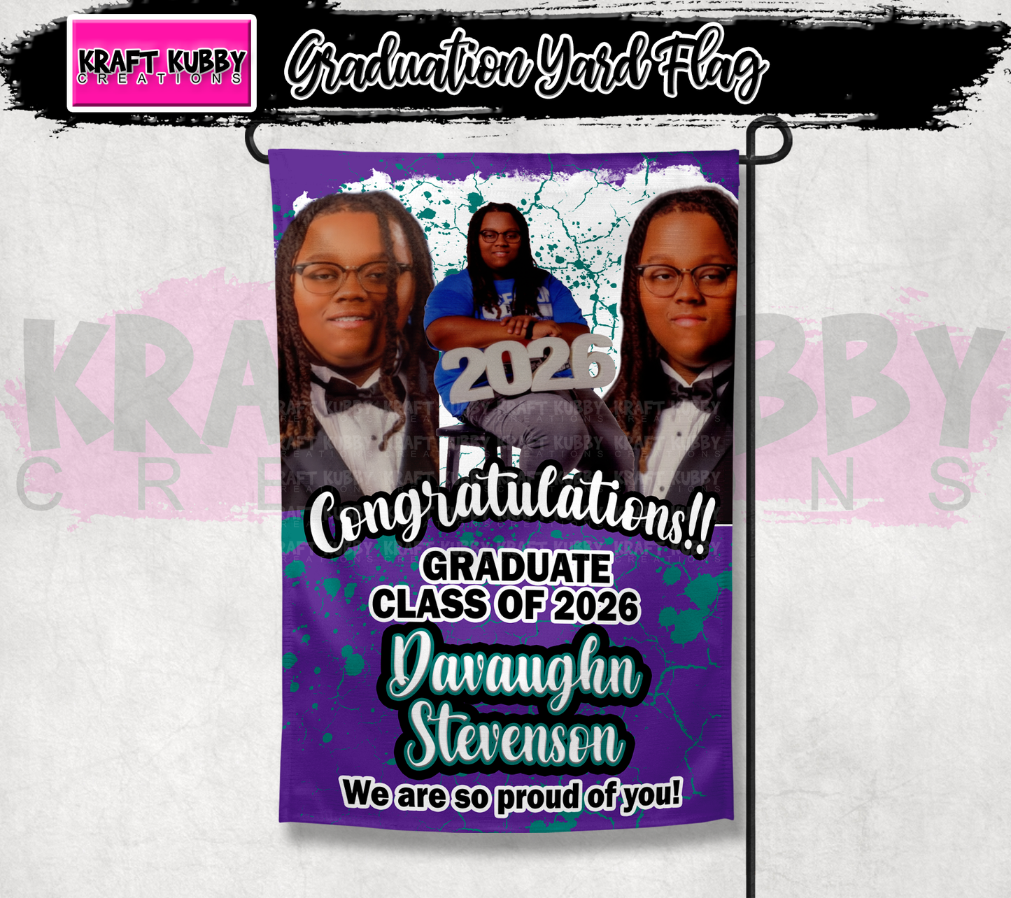 Garden Flag - Graduation Garden Flag - Yard Flag - Graduation Gift