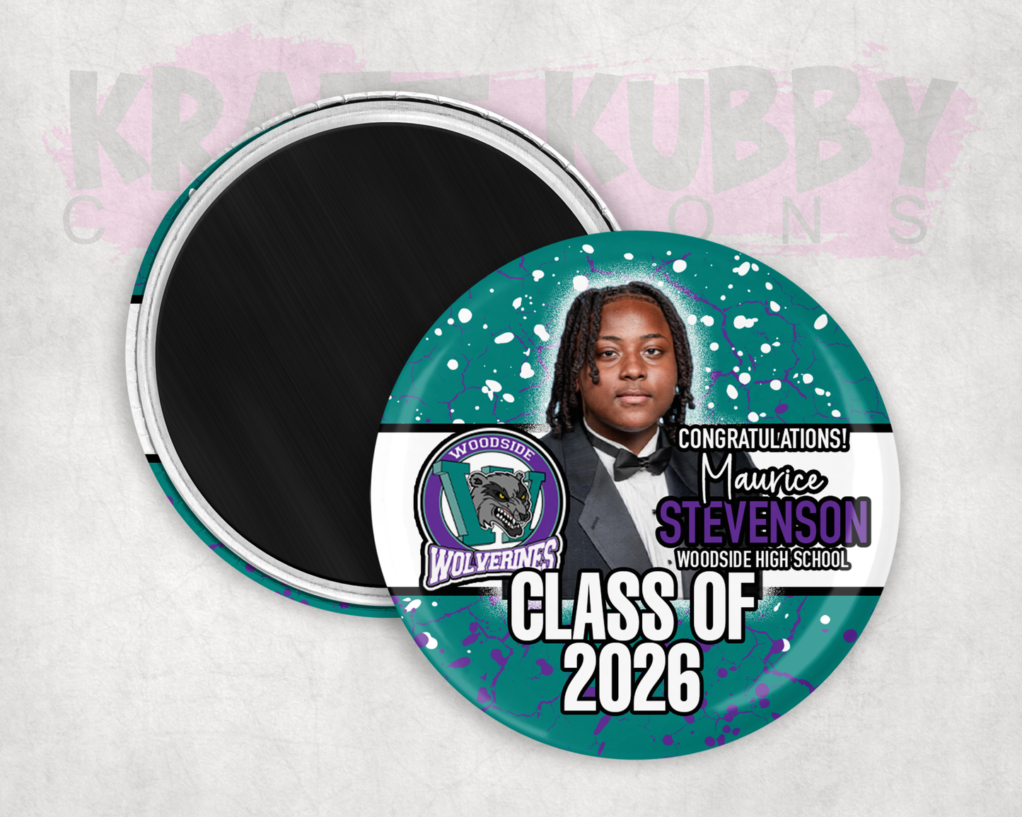 Magnets - Custom Graduation Magnets - 2.25 Inch