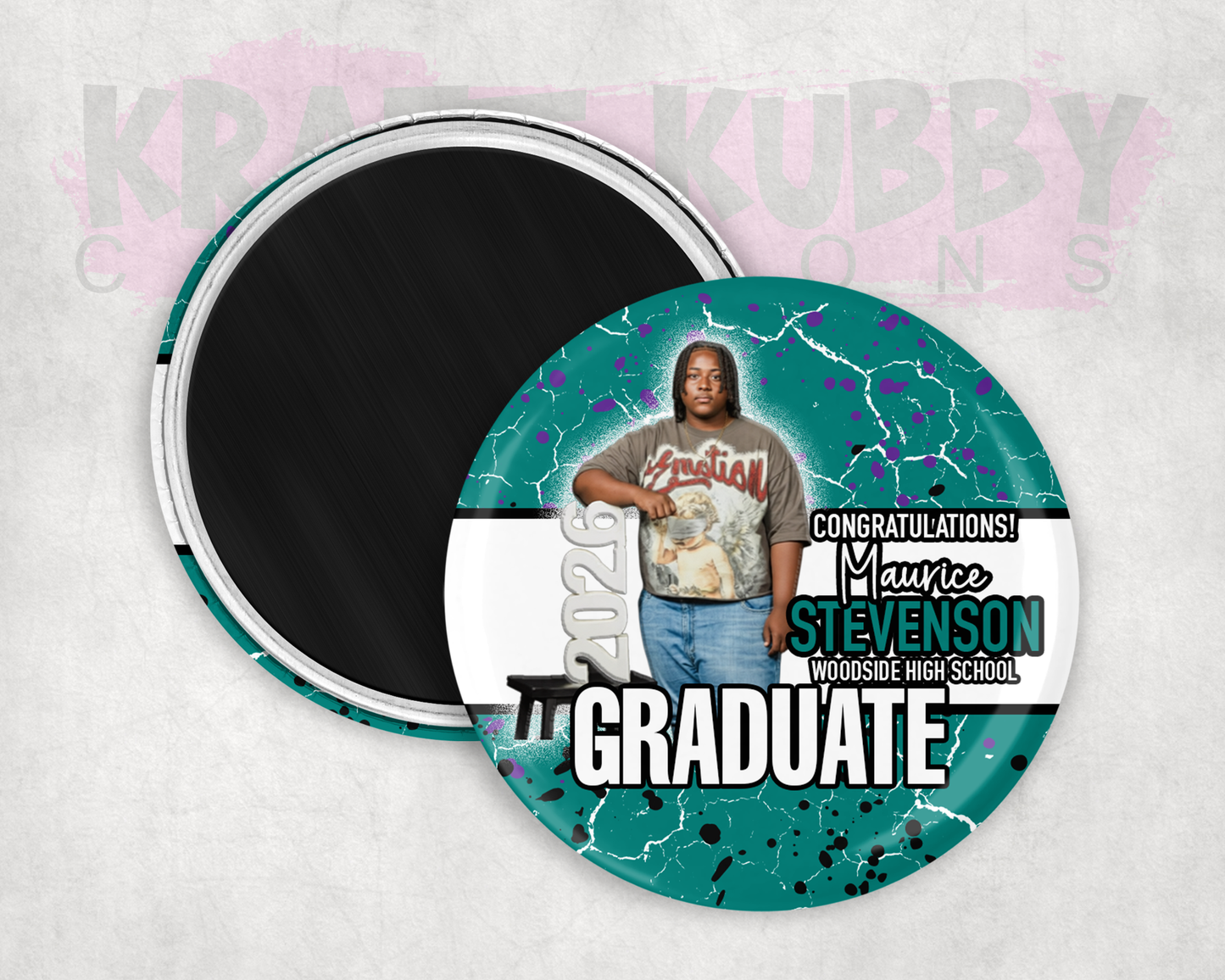 Magnets - Custom Graduation Magnets - 2.25 Inch