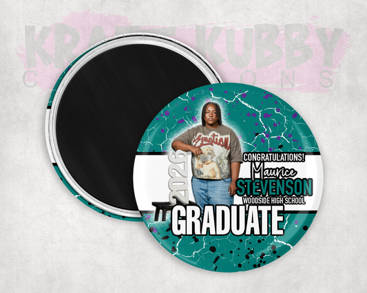 Magnets - Custom Graduation Magnets - 2.25 Inch
