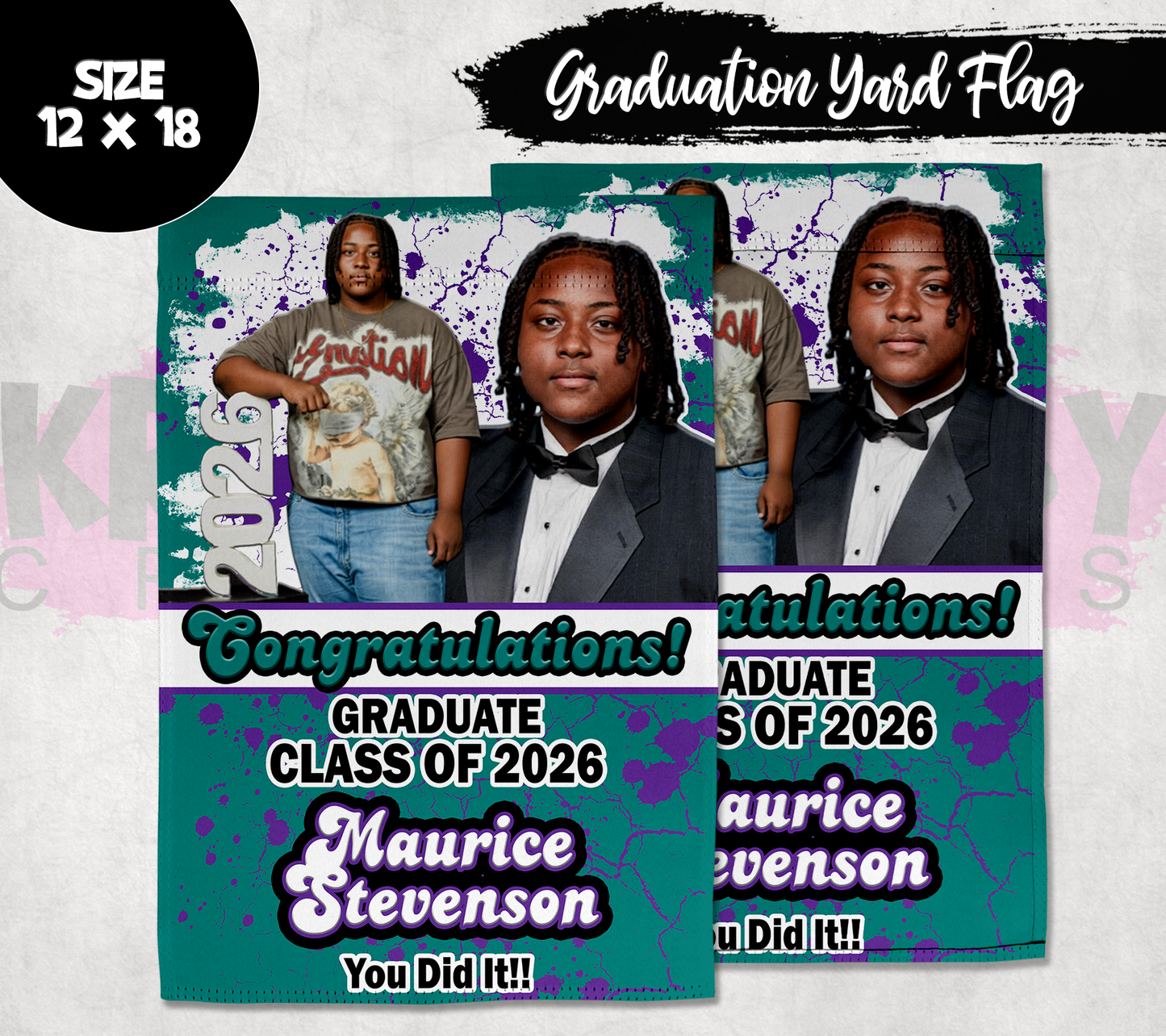Garden Flag - Graduation Garden Flag - Yard Flag - Graduation Gift