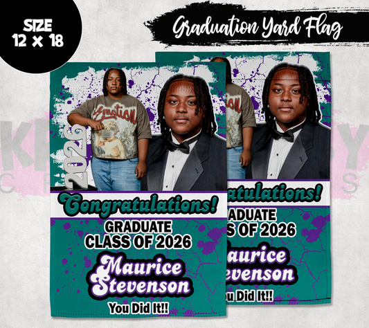 Graduation Garden Flag - Graduation Accessories - Custom Yard Flag