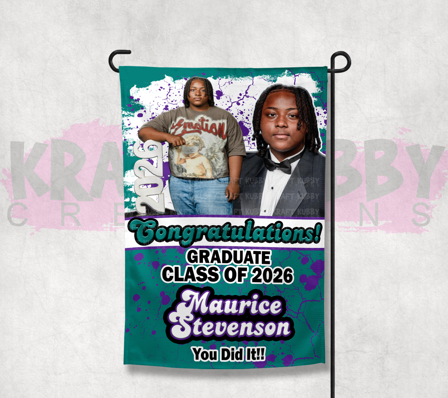 Graduation Garden Flag - Graduation Accessories - Custom Yard Flag