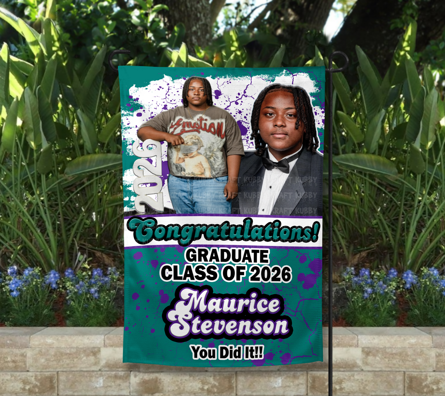 Graduation Garden Flag - Graduation Accessories - Custom Yard Flag