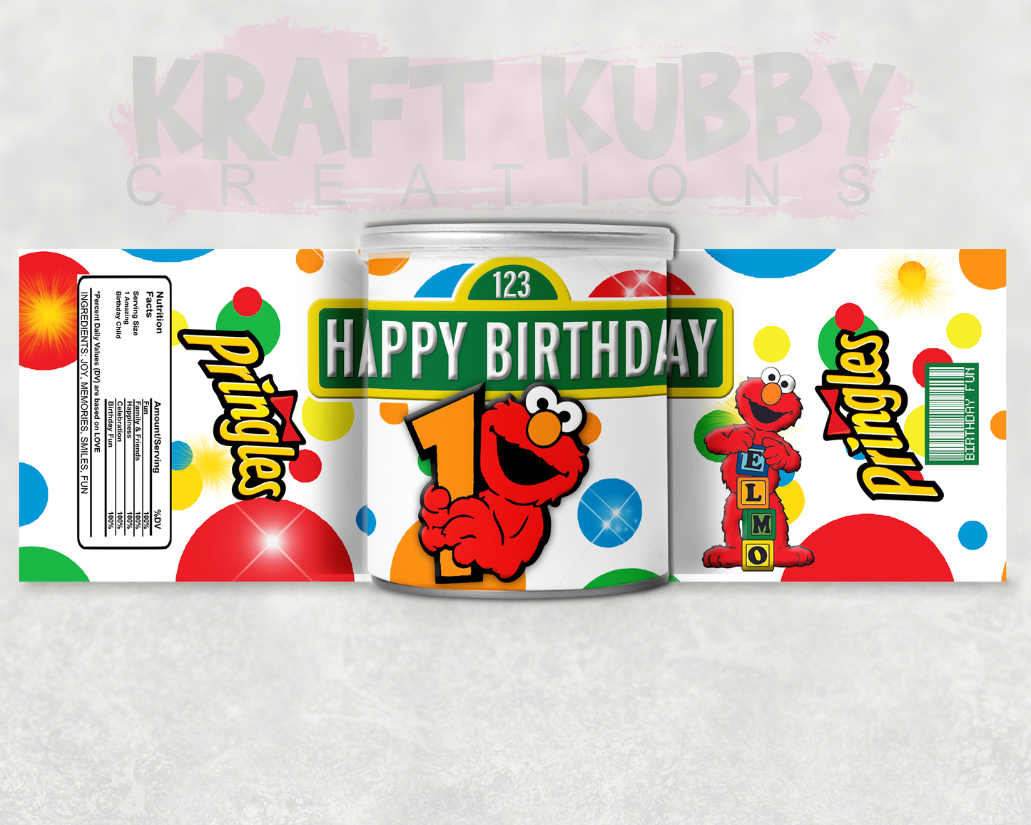 Party Treats Packages - 1 Dozen Treats Each - Elmo