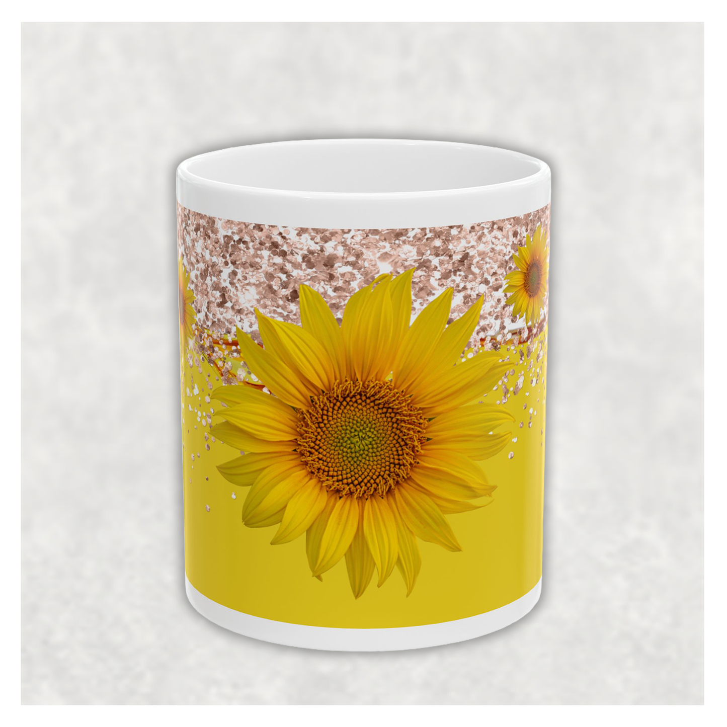 Mug - 11 oz or 15 oz | Sublimation | Sunflower