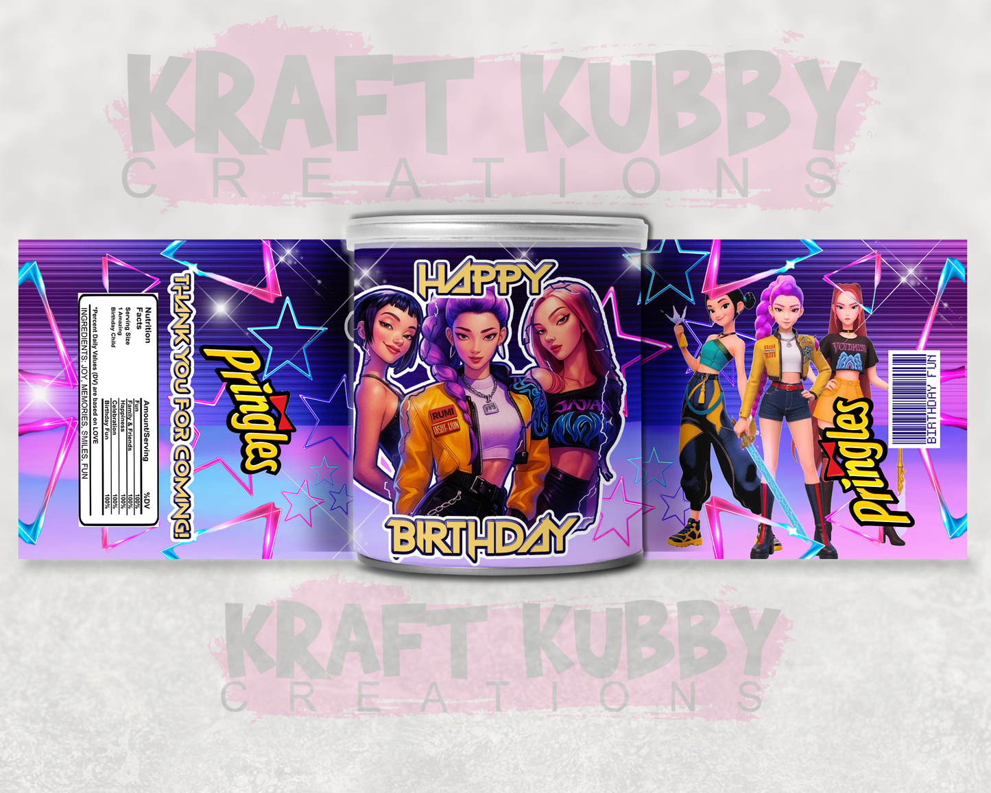 Party Treats Packages - 1 Dozen Treats Each - K-Pop Demon Hunters