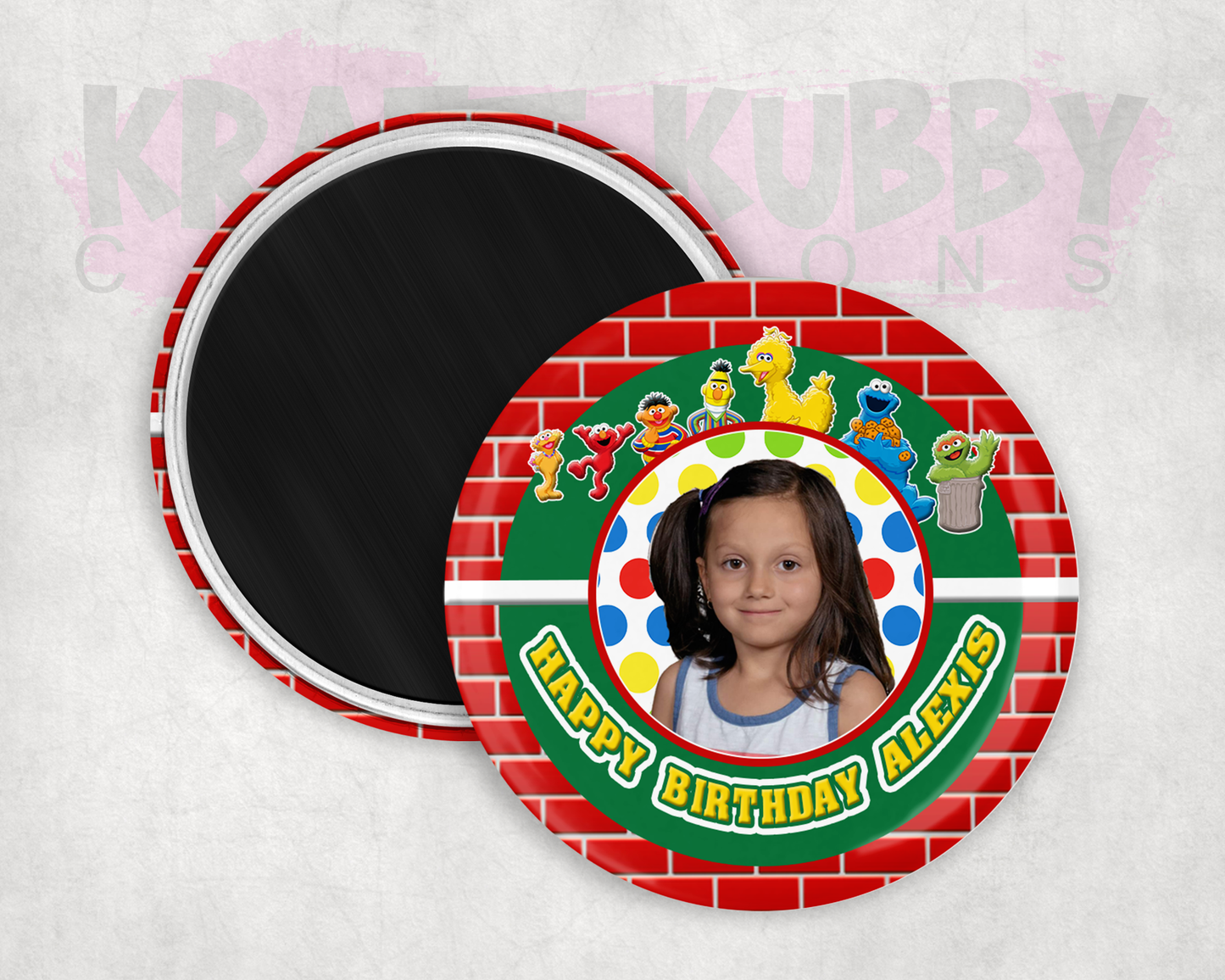 Magnets - Custom Kid's Birthday Magnets - 2.25 Inch