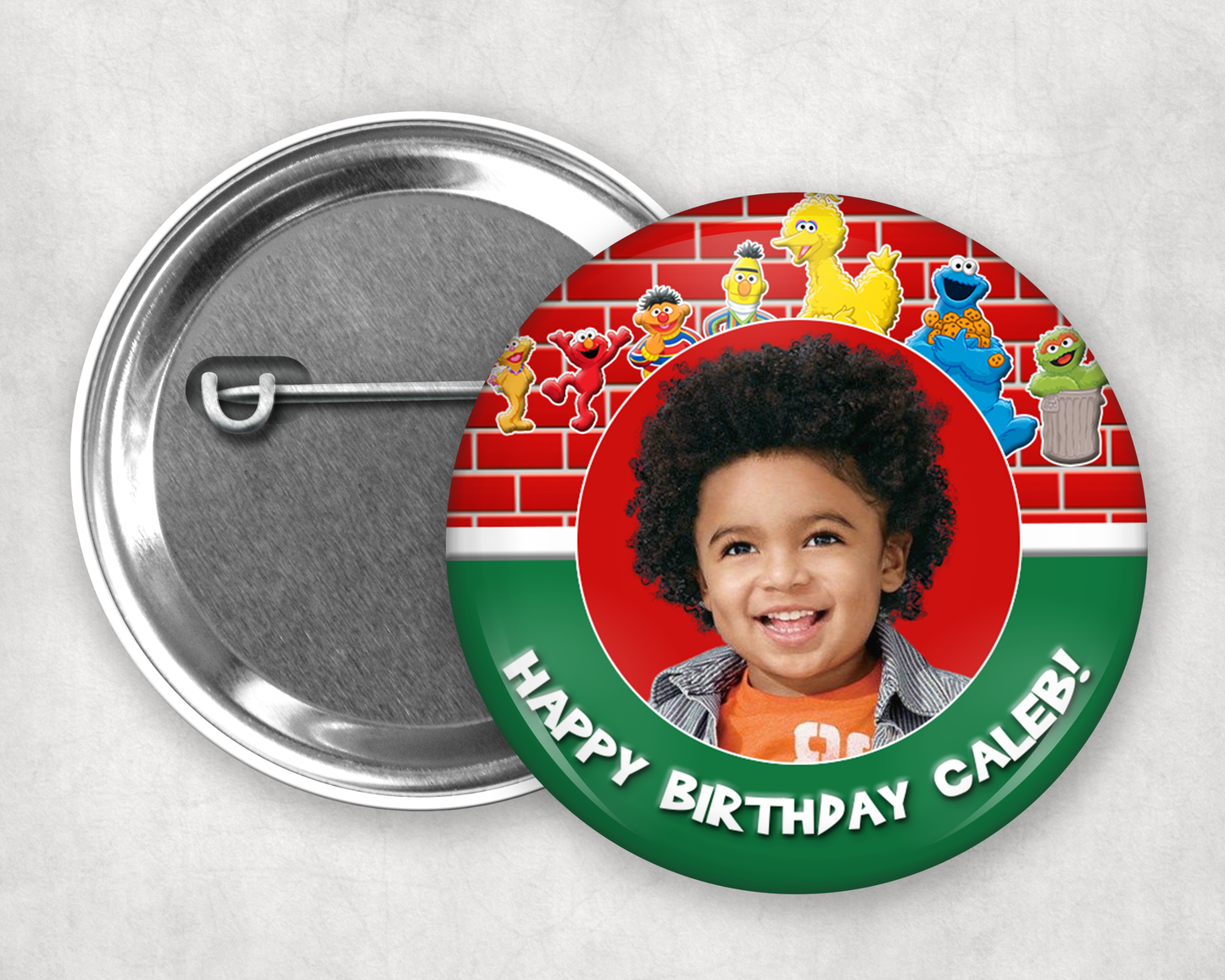 Buttons - Custom Kid's Birthday Buttons - Any Theme