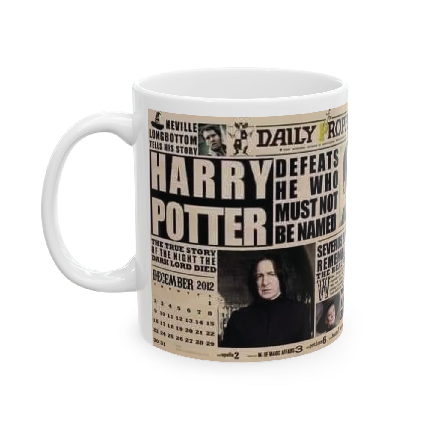Mug - 11 oz or 15 oz | Sublimation | Harry Potter Newspaper
