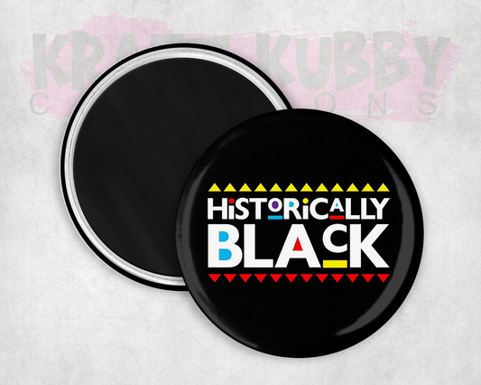 Magnets - Round Magnets - 2.25 inch - Historically Black