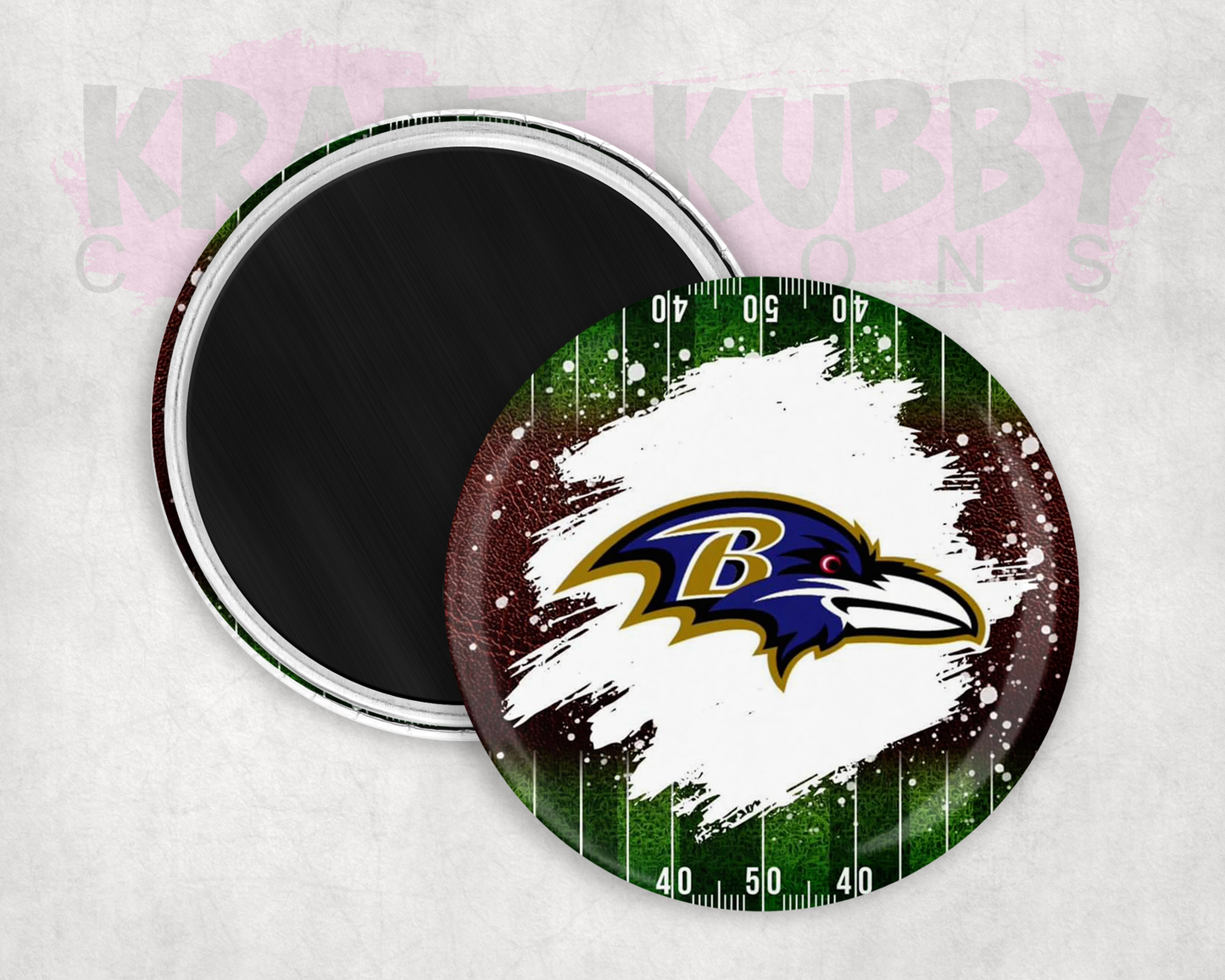 Magnets - Round Magnets - 2.25 inch - Ravens 2