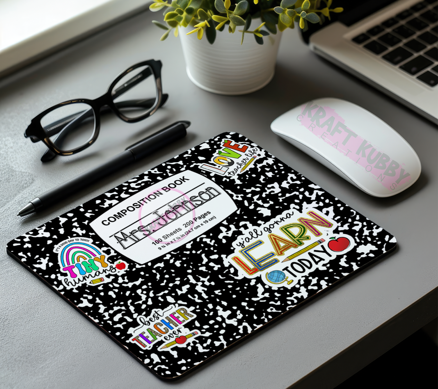 Mousepad - Teacher's Appreciation - Composition Notebook