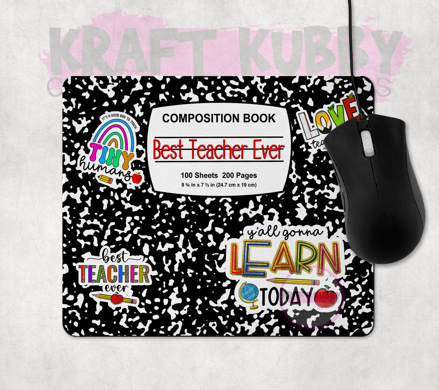Mousepad - Teacher's Appreciation - Composition Notebook