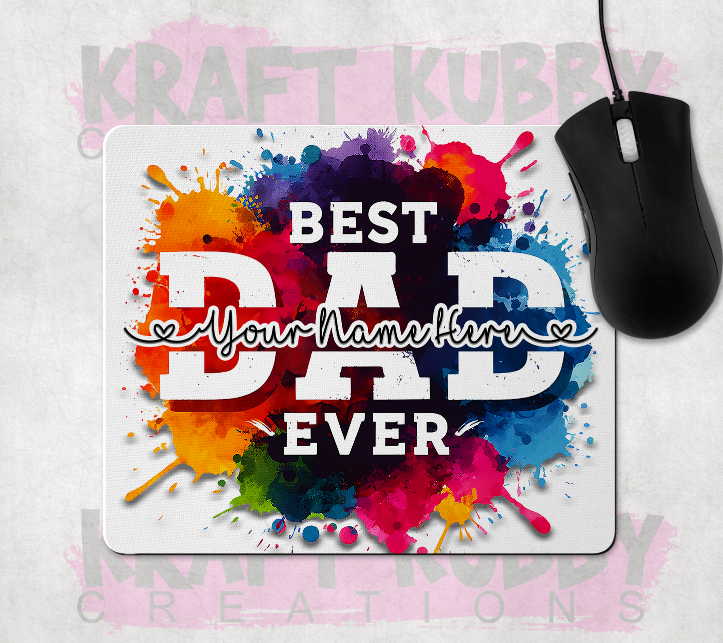 Mousepad - Custom Mousepad - Father's Day - Personalized