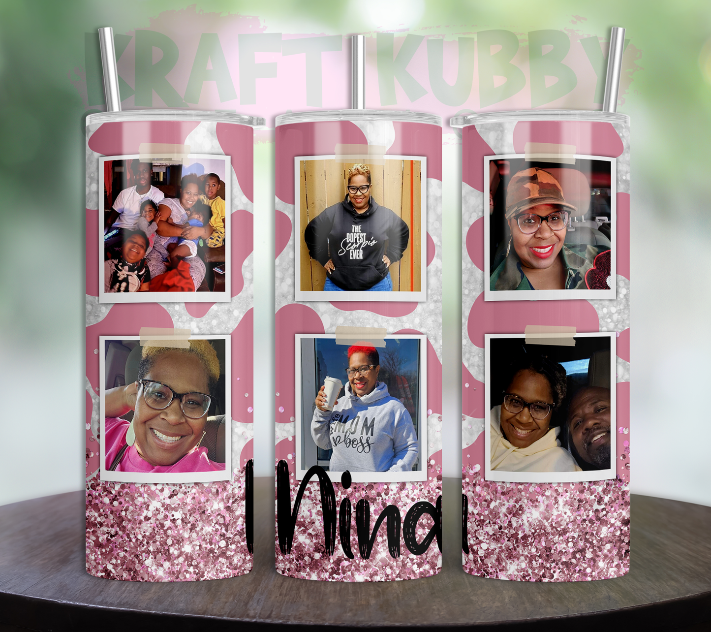Tumbler - 20 oz - Sublimation - Personalized - Photo Tumbler
